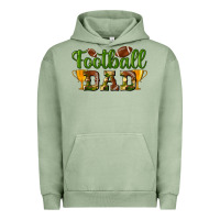Pigment Oil Green Football Dad Urban Hoodie - BundleAndBundleShop