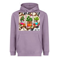 Lavender cowhide succulent Heavyweight Hoodie - TumblerDesignByShophia