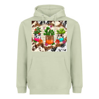 Matcha cowhide succulent Heavyweight Hoodie - TumblerDesignByShophia