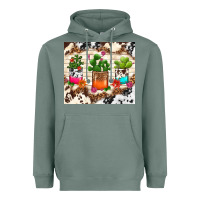 Sage cowhide succulent Heavyweight Hoodie - TumblerDesignByShophia
