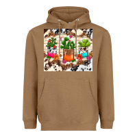 Toasted Coconut cowhide succulent Heavyweight Hoodie - TumblerDesignByShophia