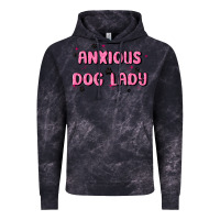 Cloud Black anxious dog lady Vintage Hoodie - MaliasSmallBusiness