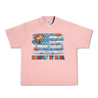 Salmon fishing lure flag keepin' it reel Urban Heavy Tee - MaliasSmallBusiness
