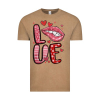 Vintage Coffee western love lips Vintage Tee - MaliasSmallBusiness