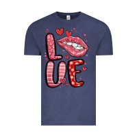 Vintage Denim western love lips Vintage Tee - MaliasSmallBusiness
