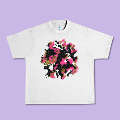 Valentine's Day Cow Patches Urban Heavy Tee Designed By Adodesignshop