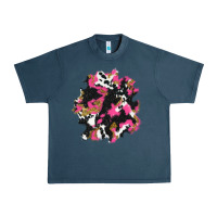 Midnight Navy valentine's day cow patches Urban Heavy Tee - AdoDesignShop