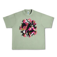 Oil Green valentine's day cow patches Urban Heavy Tee - AdoDesignShop