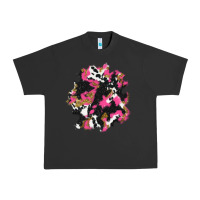Pigment Black valentine's day cow patches Urban Heavy Tee - AdoDesignShop