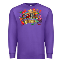 Purple cinco de mayo caregiver Premium Sweatshirt - CowGirlArtShop