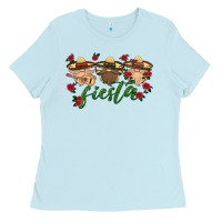 Baby Blue fiesta mexico gnome Ladies Tee - HRA Design Shop