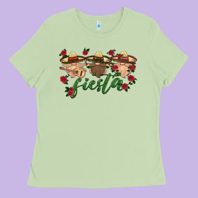 Fiesta Mexico Gnome Ladies Tee Designed By Hra Design Shop