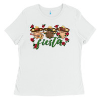 White fiesta mexico gnome Ladies Tee - HRA Design Shop