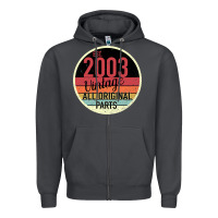Smoke 16th Birthday gift Vintage 2003 Zipper Hoodie - Bettercallsaul