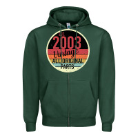 Sports Green 16th Birthday gift Vintage 2003 Zipper Hoodie - Bettercallsaul