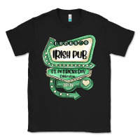 Black st patricks day ırısh pub Classic Tee - MaliasSmallBusiness