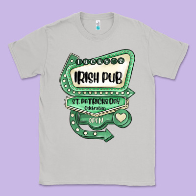 St Patricks Day ırısh Pub Classic Tee Designed By Maliassmallbusiness