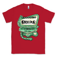 Red st patricks day ırısh pub Classic Tee - MaliasSmallBusiness