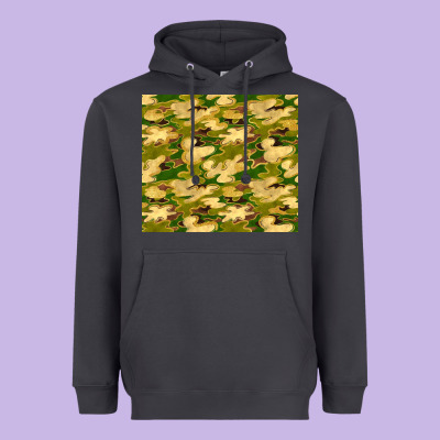 Camouflage With Glitter Heavyweight Hoodie Designed By Tumblerdesignbyshophia