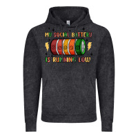 Vintage Arctic social battery Vintage Hoodie - MaliasSmallBusiness