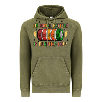 Vintage Olive social battery Vintage Hoodie - MaliasSmallBusiness