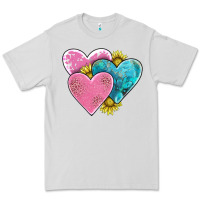 Dove Grey hearts Premium Tee - AdoDesignShop