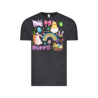 Easter Hoppy Bunny Vintage Tee | Teevron