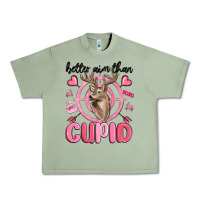 Oil Green better aim than cupid Urban Heavy Tee - MaliasSmallBusiness