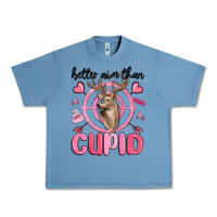 Pebble Blue better aim than cupid Urban Heavy Tee - MaliasSmallBusiness