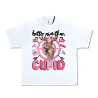 White better aim than cupid Urban Heavy Tee - MaliasSmallBusiness