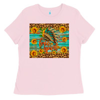 Bubblegum Pink free spirit Ladies Tee - HRA Design Shop