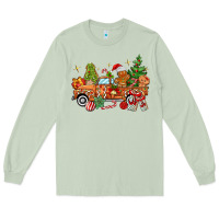 Matcha christmas gingerbread truck Long Sleeve Tee - MaliasSmallBusiness
