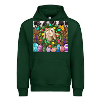 Forest Green Easter Bunny Tumbler Urban Hoodie - BundleAndBundleShop