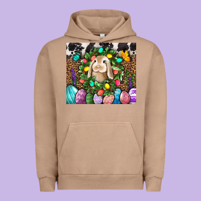 Easter Bunny Tumbler Urban Hoodie Designed By Bundleandbundleshop