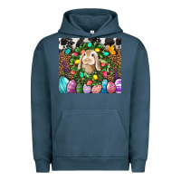 Pigment Midnight Navy Easter Bunny Tumbler Urban Hoodie - BundleAndBundleShop