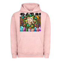 Pigment Salmon Easter Bunny Tumbler Urban Hoodie - BundleAndBundleShop
