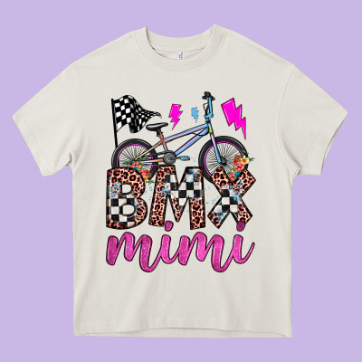 Bmx Mimi Heavy Core Tee Designed By Jahusdesignshop