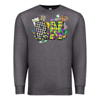 Charcoal Heather registered nurse mardi gras Premium Sweatshirt - CowGirlArtShop