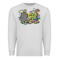 Dove Grey registered nurse mardi gras Premium Sweatshirt - CowGirlArtShop
