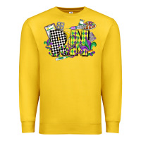 Lemon registered nurse mardi gras Premium Sweatshirt - CowGirlArtShop