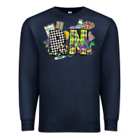 Navy registered nurse mardi gras Premium Sweatshirt - CowGirlArtShop