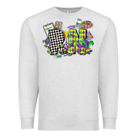 Oatmeal Heather registered nurse mardi gras Premium Sweatshirt - CowGirlArtShop