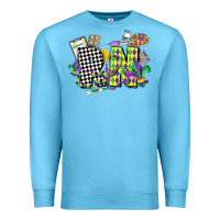 Ocean Blue registered nurse mardi gras Premium Sweatshirt - CowGirlArtShop