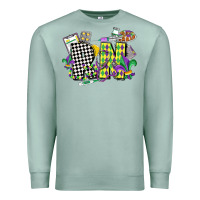 Seafoam registered nurse mardi gras Premium Sweatshirt - CowGirlArtShop