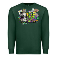 Sports Green registered nurse mardi gras Premium Sweatshirt - CowGirlArtShop