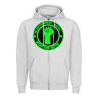 Dove Grey Northern Soul Keep the Faith Zipper Hoodie - Bettercallsaul