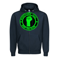Navy Northern Soul Keep the Faith Zipper Hoodie - Bettercallsaul