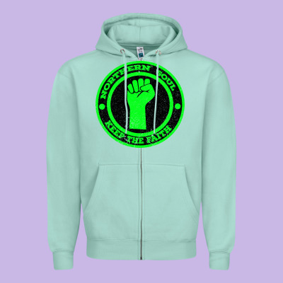 Northern Soul Keep The Faith Zipper Hoodie Designed By Bettercallsaul