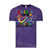 Cloud Purple my child may be non verbal but this mama ain's Vintage Tee - JahusDesignShop