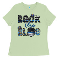 Matcha back the blue1 Ladies Tee - CowhideDigitalArt